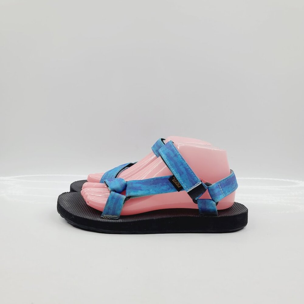 Teva Women's Blue Original Universal Tie-Dye 1124231 Sport Sandals Size US 9 - Picture 2 of 9
